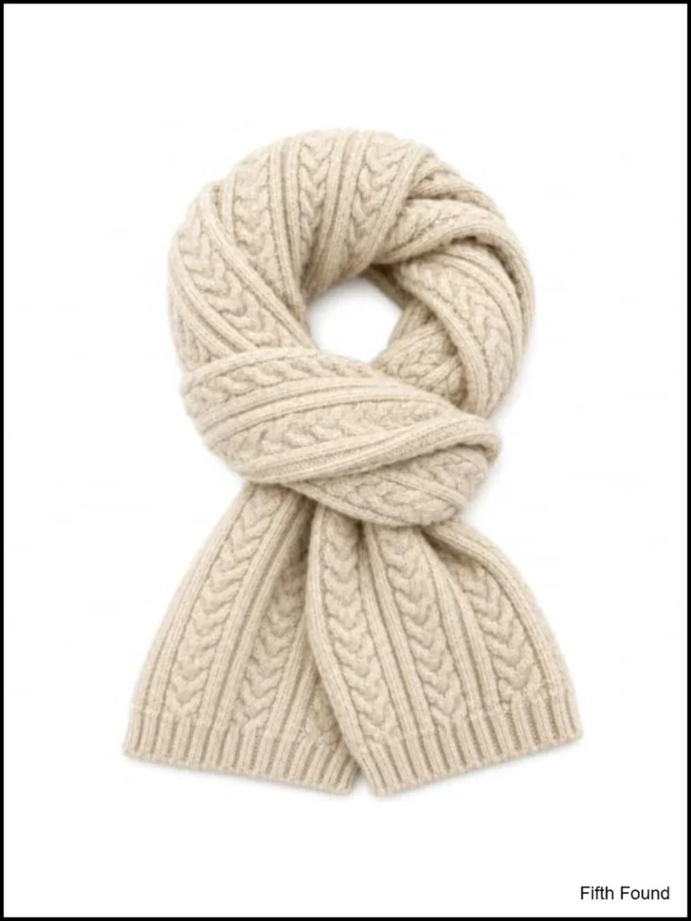 Chunky Cable Knit Winter Scarf Thick Warm Cold Weather Wrap